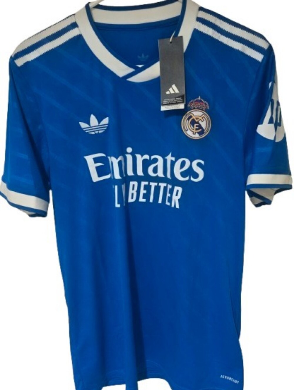 adidas Originals Real Madrid 2026 Third Football Jersey Blue NWT Size M